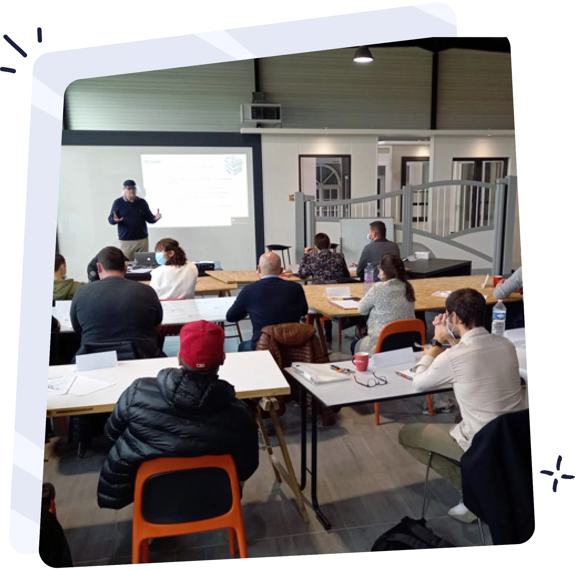 Session de formation Chrysalide Formations en salle