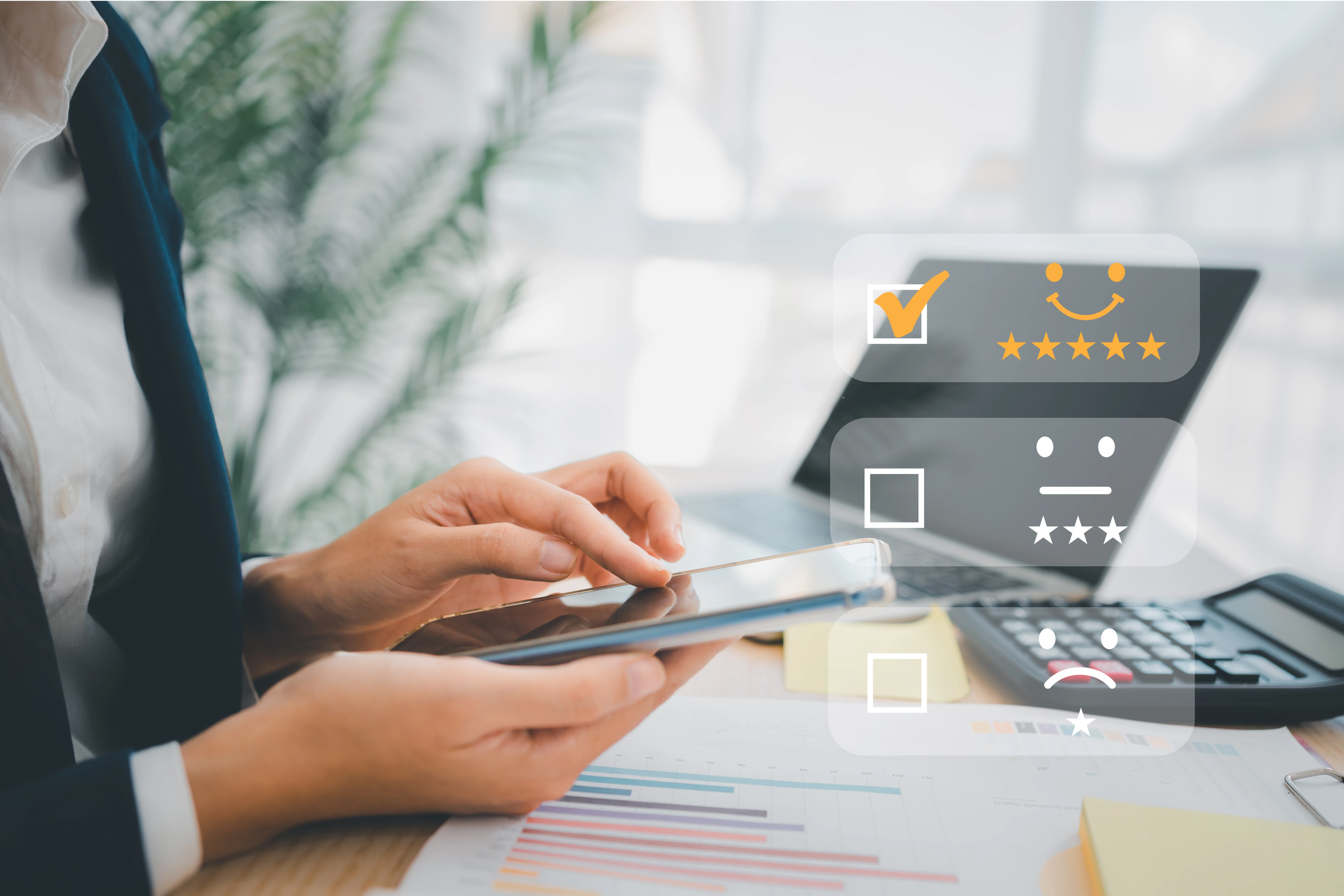 businesswoman_gives_ratings_service_experience_smartphone_service_provider_satisfaction_ratings_evaluations_satisfaction_concept_customer_services_1