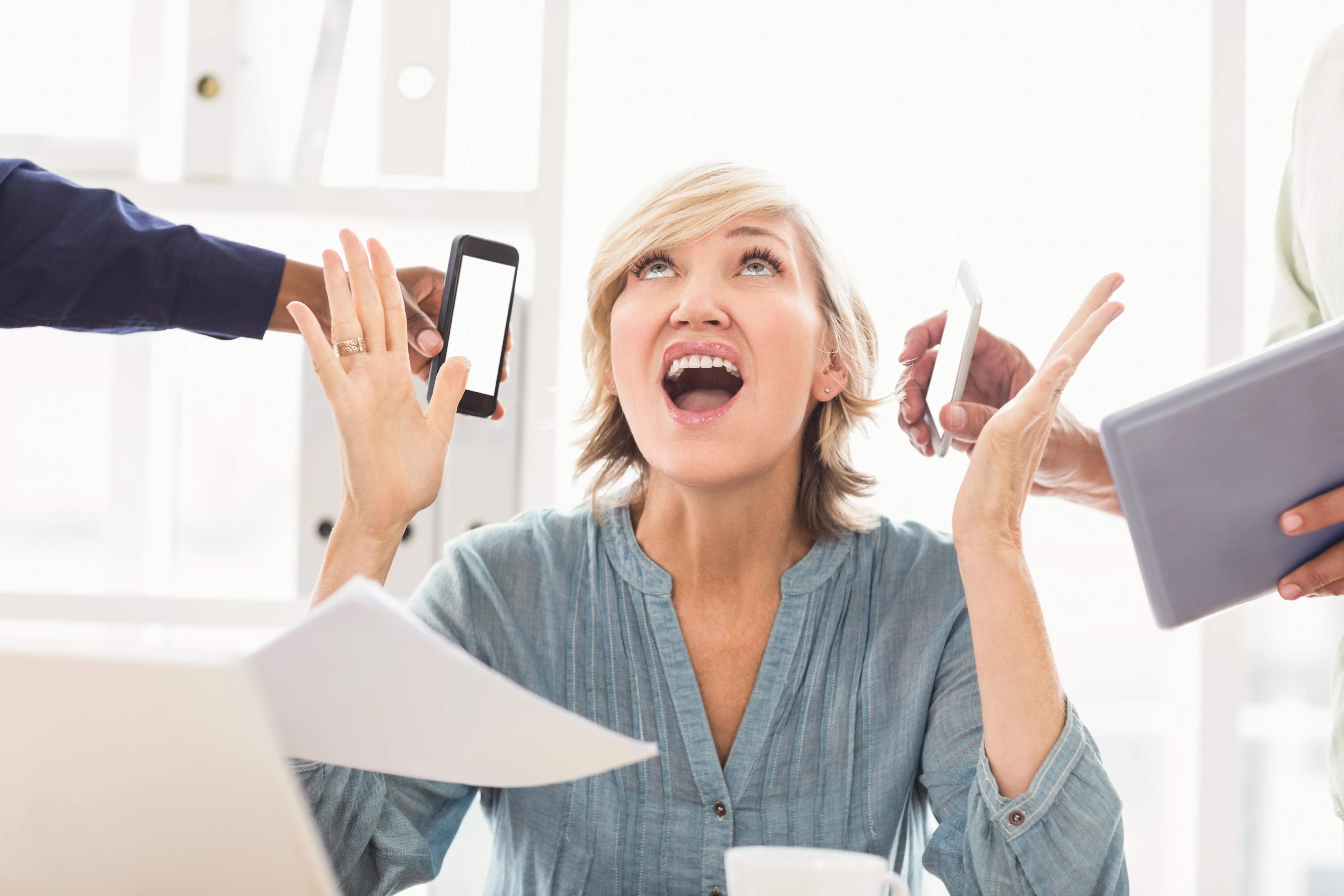 overwrought_businesswoman_claiming_help_1