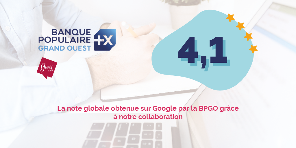 Resultat Google Banque Populaire Grand Ouest et Guest Suite